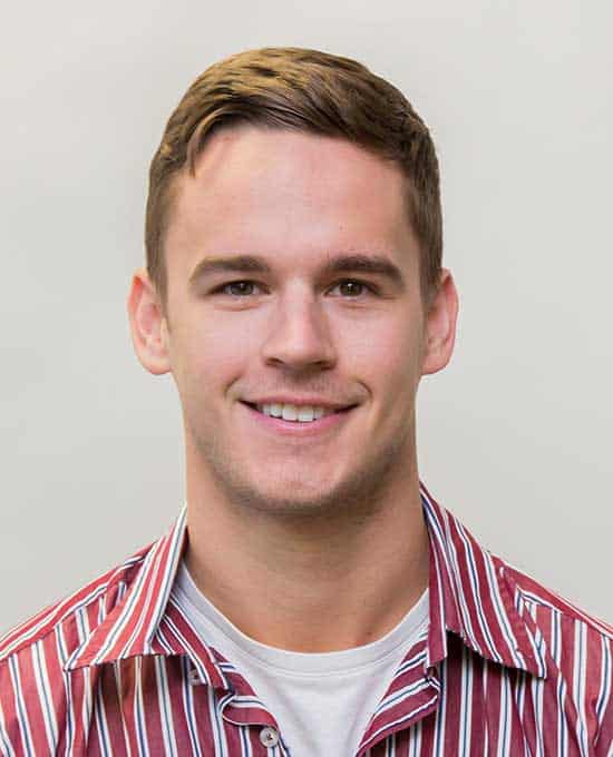 Profile shot of Andrew Van Bynen